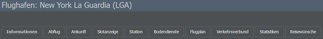 Flughafen-Details